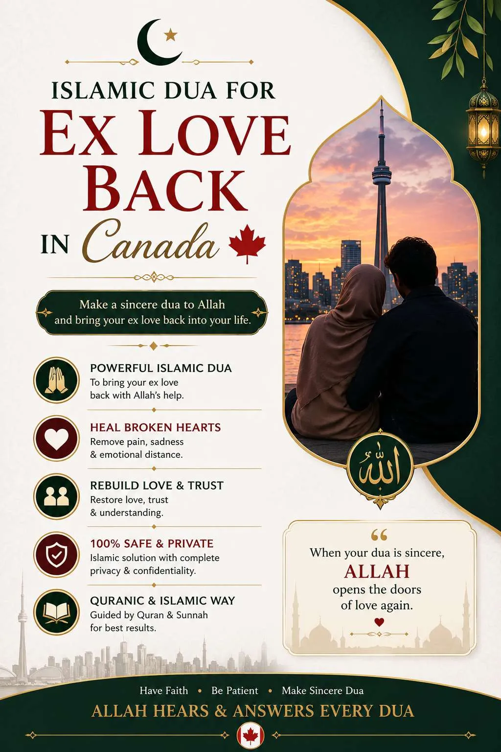 Islamic Dua For <span>Ex Love Back</span> in Canada